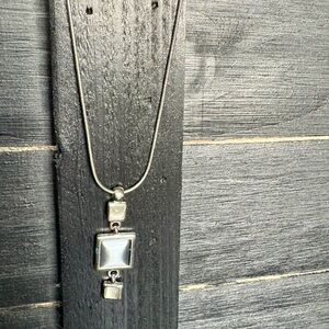 Elegant Silver Lia Sophia Pendant Necklace